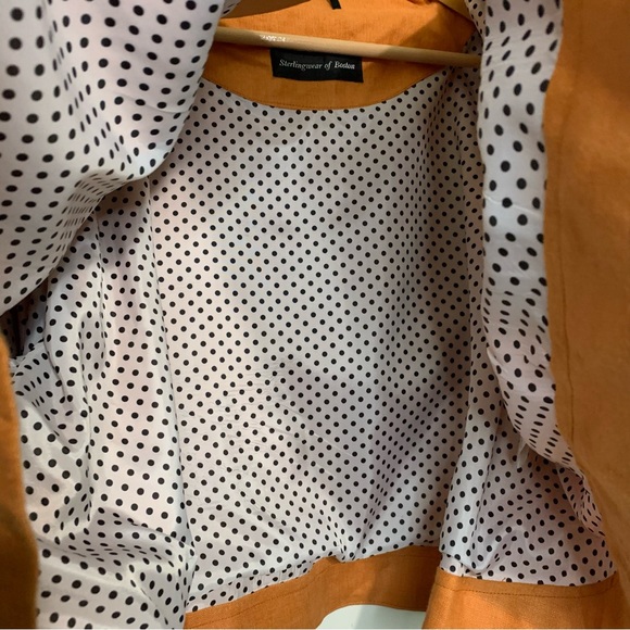 Linen Cropped Hoodie Peacoat/Trench NWOT Size SR - Picture 7 of 16